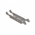 Вертикальный шарнирный угол 150х150х1,5 мм HD85 N