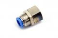 Пневмофитинг цанговый прямой с внутренней резьбой PMF 12-04 (R1/2") HIMPT
