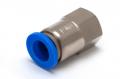 Пневмофитинг цанговый прямой с внутренней резьбой PCF 10-02 (R1/4") HIMPT