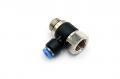Пневмофитинг цанговый Т-образный PHF 4-G02 (R1/4") HIMPT