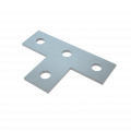 Соединительная пластина Т-образная (4 отверстия) INOX316L