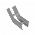 Угол лестничный вертикальный внутренний 45 гр. 150х500х1,5 мм HD N