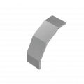 Крышка внеш. верт. угла 90 гр. 100 мм "ПЛЮС" INOX316L