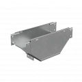 Т-отвод вертикальный 100х600 мм вниз c разворотом трассы на 90 гр. "ПЛЮС" HD