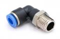 Пневмофитинг цанговый L-образный с наружной резьбой PL 6-М12х1.5 HIMPT