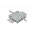Соединитель крестообразный для прутка D5-12 мм и полосы до 30 мм с 3 пластинами AURAFORT HD