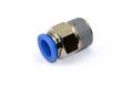 Пневмофитинг цанговый прямой с наружной резьбой PC 12-04 (R1/2") HIMPT