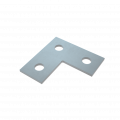 Соединительная пластина L-образная (3 отверстия) INOX316L