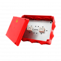 Коробка распределительная огнестойкая FIREFORT КРОПС-П4, IP54, 150х110х70 мм, для кабелей до 10 мм2, 5 клемм