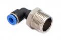 Пневмофитинг цанговый L-образный с наружной резьбой PL 6-М20х1.5 HIMPT