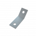 Уголок 45 гр. (2 отверстия) INOX316L
