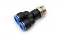 Пневмофитинг Y-образный с наружной резьбой PWT 12-04 (G1/2") HIMPT