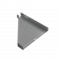 Переходник правый 80х100-600 мм "ПЛЮС" INOX304