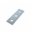 Пластина соединительная с 3 отверстиями 125 мм INOX316L