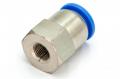 Пневмофитинг цанговый прямой с внутренней резьбой PCF 12-01 (R1/8") HIMPT