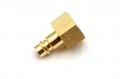 Пневмофитинг латунный БРС PF 1/2 "Папа" + внутренняя резьба (Евро) HIMPT