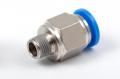 Пневмофитинг цанговый прямой с наружной резьбой PC 10-01 (R1/8") HIMPT