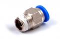 Пневмофитинг цанговый прямой с наружной резьбой PC 8-02 (R1/4") HIMPT