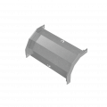 Угол внеш. верт. 90 гр. 50х500 мм "ПЛЮС" INOX304