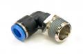 Пневмофитинг цанговый L-образный с наружной резьбой PL 10-04 (R1/2") HIMPT