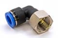 Пневмофитинг цанговый L-образный с внутренней резьбой PLF 12-04 (R1/2") HIMPT