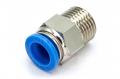 Пневмофитинг цанговый прямой с наружной резьбой PC 10-М16х1.5 HIMPT