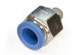 Пневмофитинг цанговый прямой с наружной резьбой PC 12-01 (R1/8") HIMPT