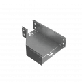 Переходник правый 80х100-200 мм "ПЛЮС" INOX304