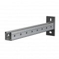 Страт-консоль одиночная усиленная 41х41 L1000 s:2,5 мм (тройная перфорация)