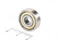Подшипник 626 ZZ (80026) 6*19*6мм