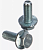 Болт DIN 6921 М10х16 10.9 цинк полн. рез. с насеч.