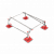 Опорная конструкция для установки оборудования на пластиковых опорах TECHNORAPTOR 1200х1500 HD