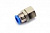 Пневмофитинг цанговый прямой с внутренней резьбой PMF 10-02 (R1/4") HIMPT