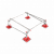 Опорная конструкция для установки оборудования на пластиковых опорах TECHNORAPTOR 1500х1500 тип 1 HD