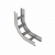 Угол лестничный вертикальный внутренний 90 гр. 80х500х1,2 мм INOX304 N