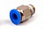 Пневмофитинг цанговый прямой с наружной резьбой PC 6-01 (R1/8") HIMPT