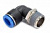 Пневмофитинг цанговый L-образный с наружной резьбой PL 12-04 (R1/2") HIMPT
