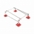 Опорная конструкция для установки оборудования на пластиковых опорах TECHNORAPTOR 1200х1700