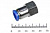 Пневмофитинг цанговый прямой с внутренней резьбой PCF 10-03 (R3/8") HIMPT