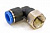 Пневмофитинг цанговый L-образный с внутренней резьбой PLF 10-03 (R3/8") HIMPT