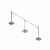 Опорная конструкция для прямоугольных воздуховодов и кабельных лотков на стальных опорах TECHNORAPTOR 2500х1000 HD