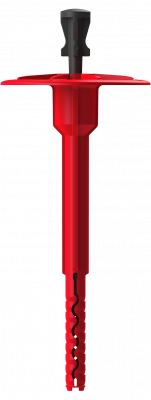 Забивной дюбель с полимерным распорным элементом Termoclip-стена 2 125мм РН (380 шт/кор)