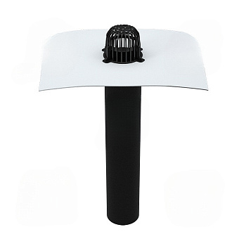 Воронка кровельная переливная WIGAR® с фартуком из ПВХ, 110х600