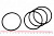 Кольцо 060-065-30 (059.0-3.0) NBR70 HIMPT