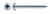 Саморез DIN 7981 С (PH) 3,9х13 цинк (Zp Cr3) полн. рез.