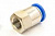 Пневмофитинг цанговый прямой с внутренней резьбой PCF 16-03 (R3/8") HIMPT