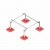 Опорная конструкция для установки оборудования на алюминиевых опорах TECHNORAPTOR 1200х1200 HD
