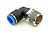 Пневмофитинг цанговый L-образный с наружной резьбой PL 10-04 (R1/2") HIMPT