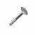 Болт мебельный DIN603 М8х90 цинк