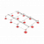 Опорная конструкция для установки оборудования на пластиковых опорах TECHNORAPTOR 2500х4000